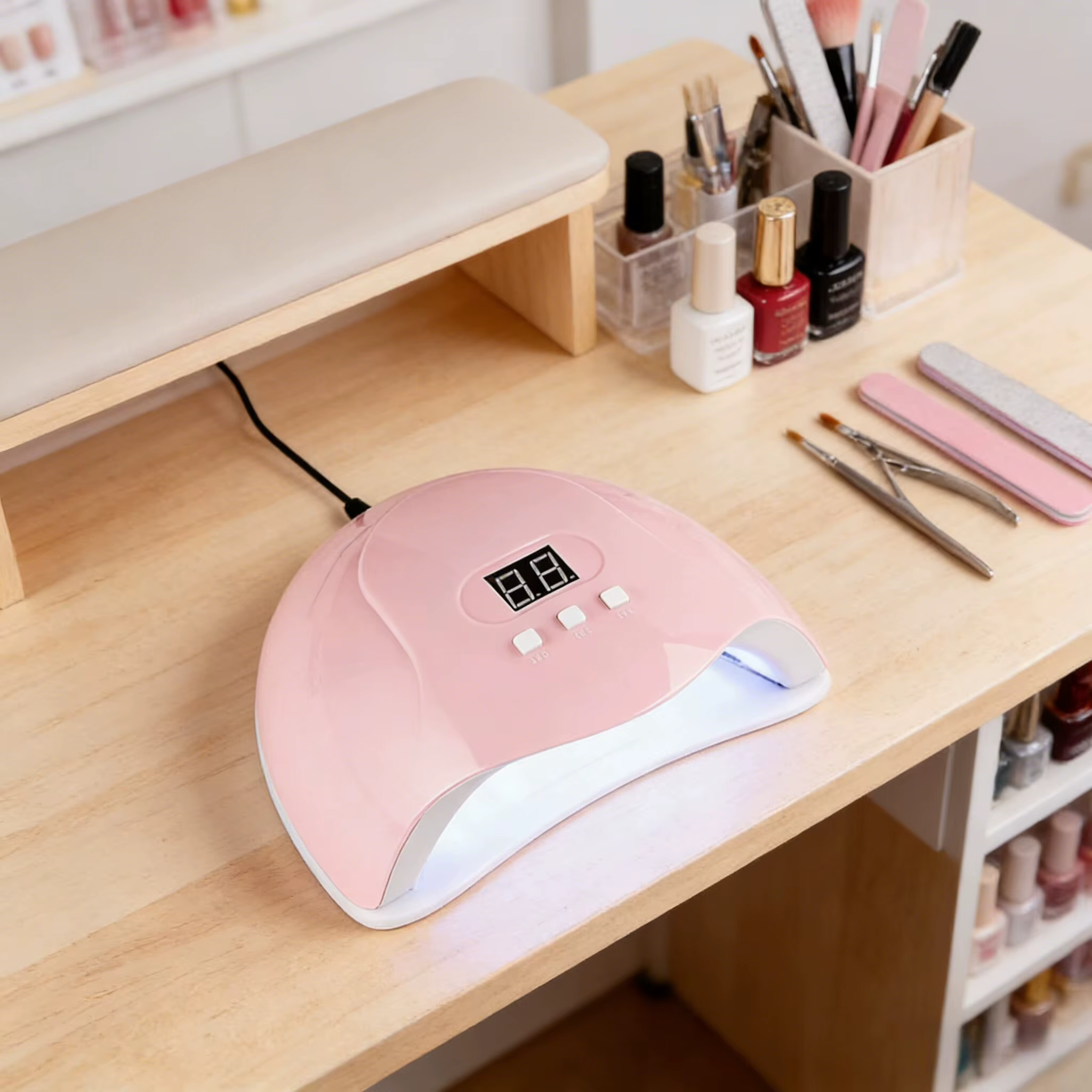 Machine de photothérapie pour manucure intelligente, lumière LED UV avec 3 minuteurs, capteur automa