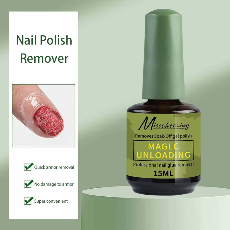 Dissolvant de vernis à ongles Gel magique, désarme rapide, propre, UV, trempage, vernis Semi-Permane