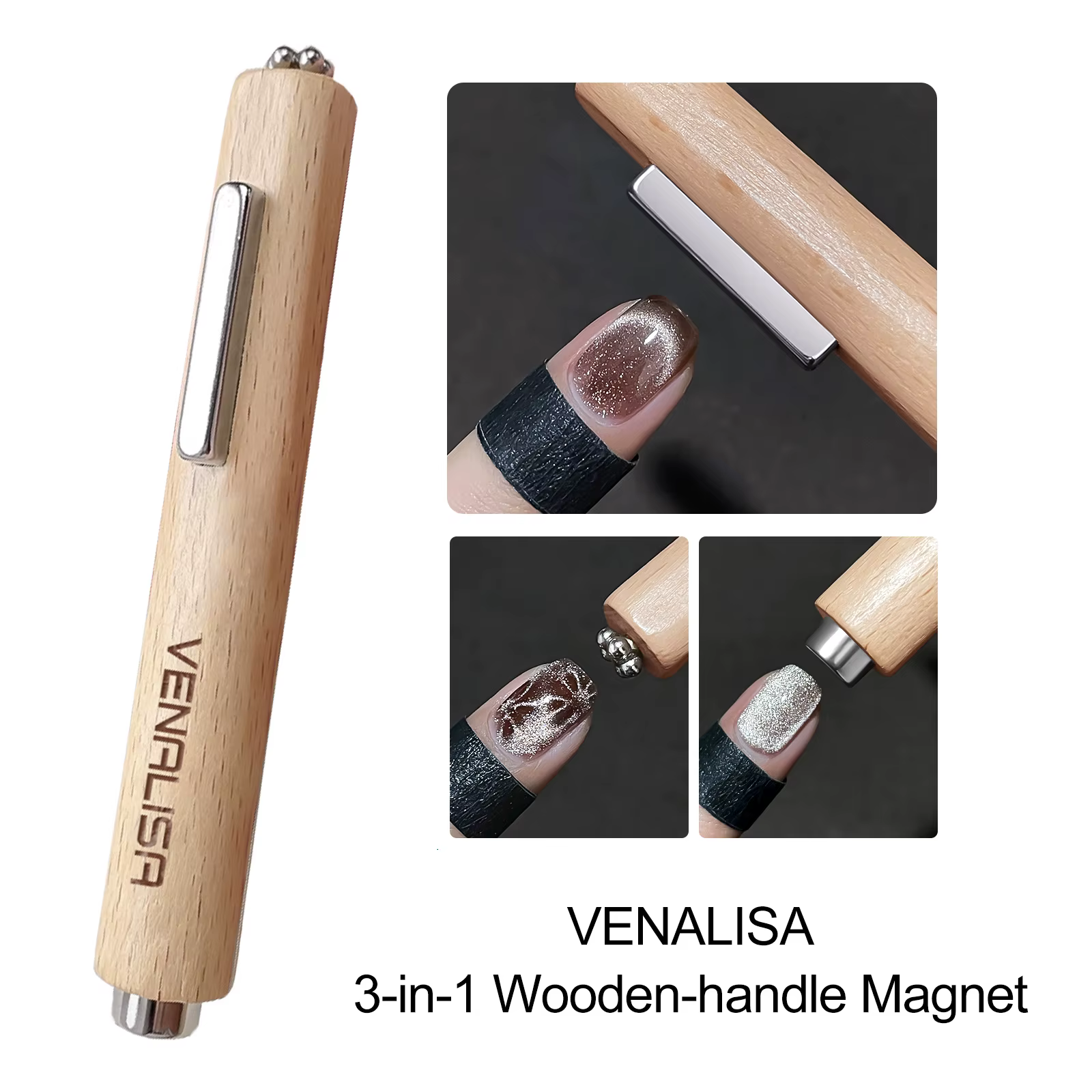 Venalisa TPO Free Hema Free 10ml Winter Nails Warm Coffee Cat Eye Nail Gel Polish Magnet Soak Off UV