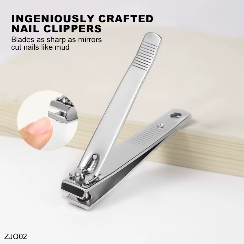 Coupe-ongles professionnel en métal, coupe-ongles avec lime à ongles, outils de manucure tranchants 