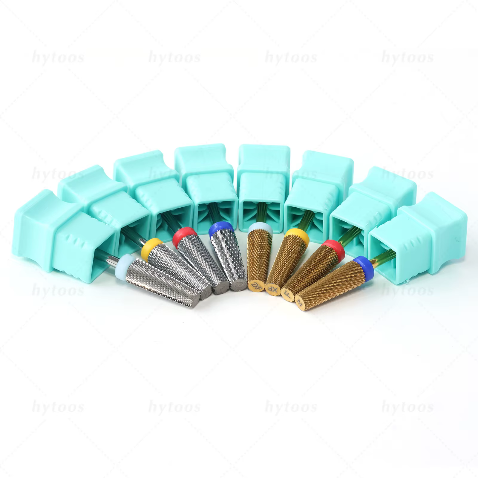 HYTOOS 5 en 1 forets à ongles 16mm bout à ongles en carbure conique à dessus plat enlever outil de G