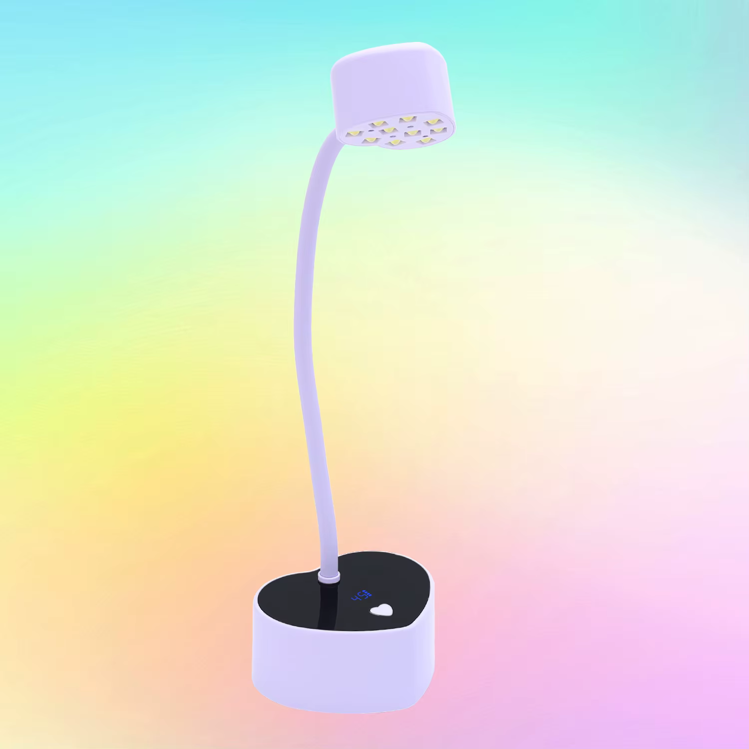 Lampe à ongles à induction intelligente, secondes réglables, torsion à 360 degrés, séchage des pièce