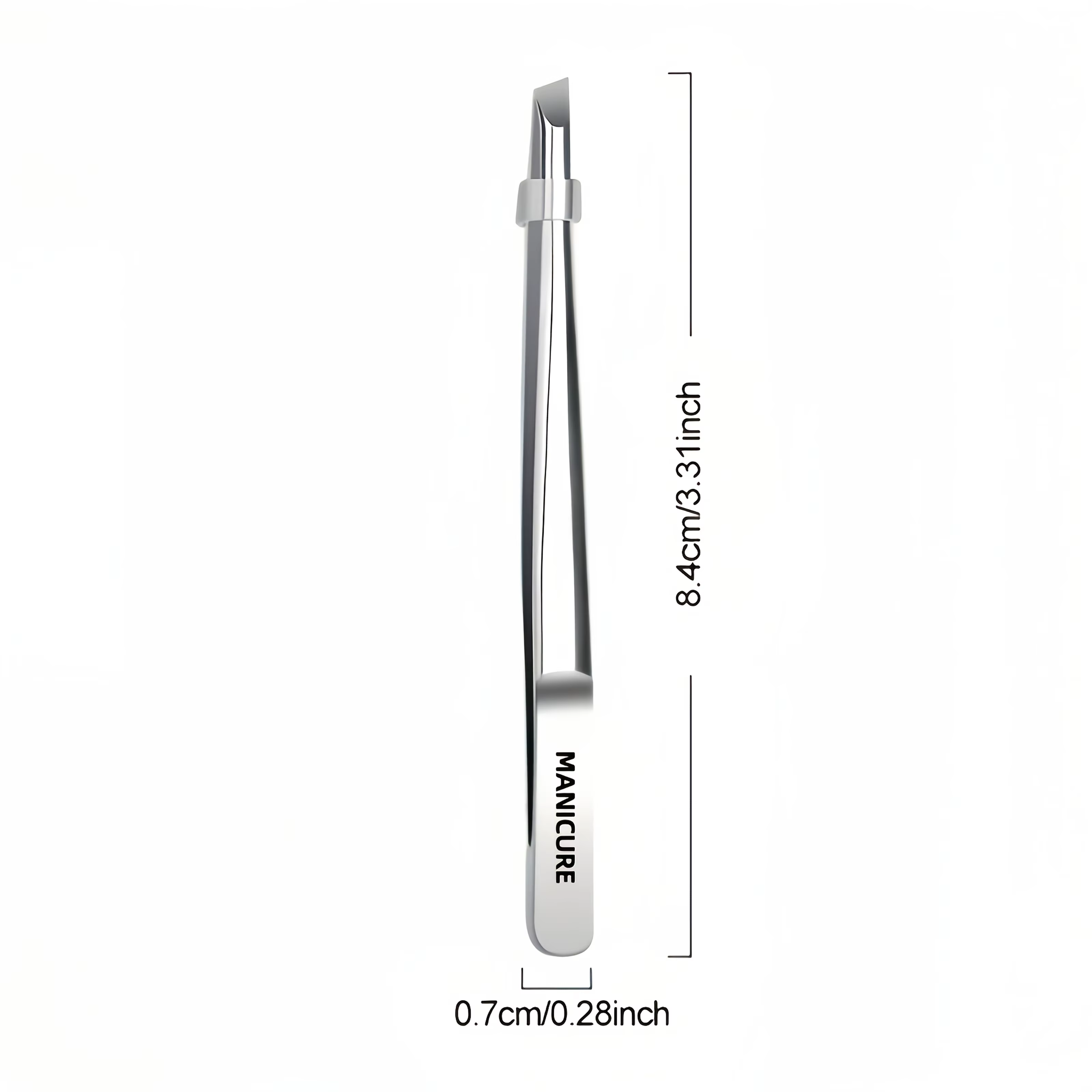Pince à épiler en acier inoxydable, outil adapté à l'application de cils et de sourcils, coupe de ba
