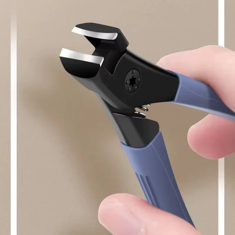 Coupe-ongles anti-éclaboussures, épais et dur, spécial, simple, grande taille, pour orteils ménagers