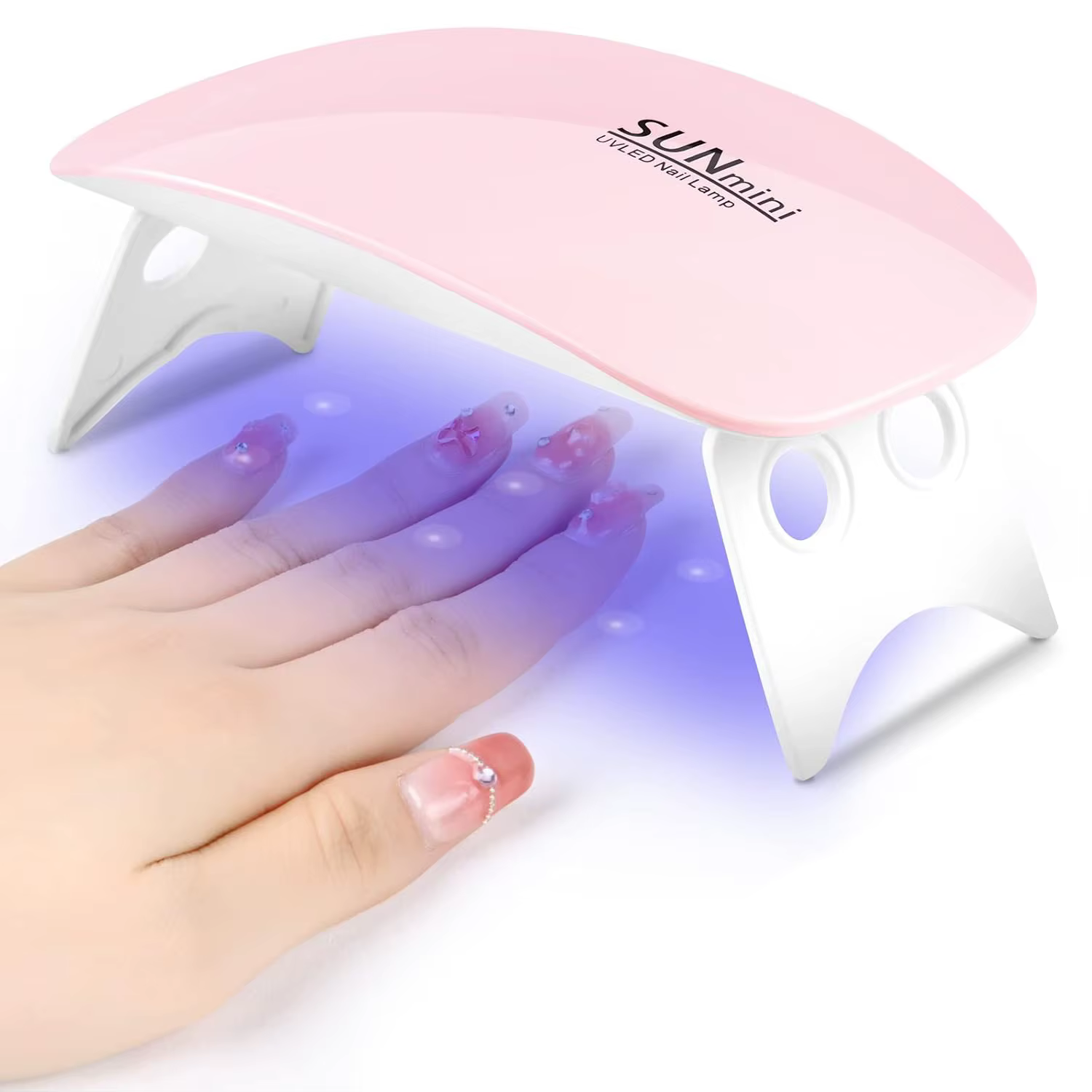 Lampe à ongles pliable 6w lampe à LED Uv pour Machine à ongles Uv Led Gel séchage rapide sèche lampe