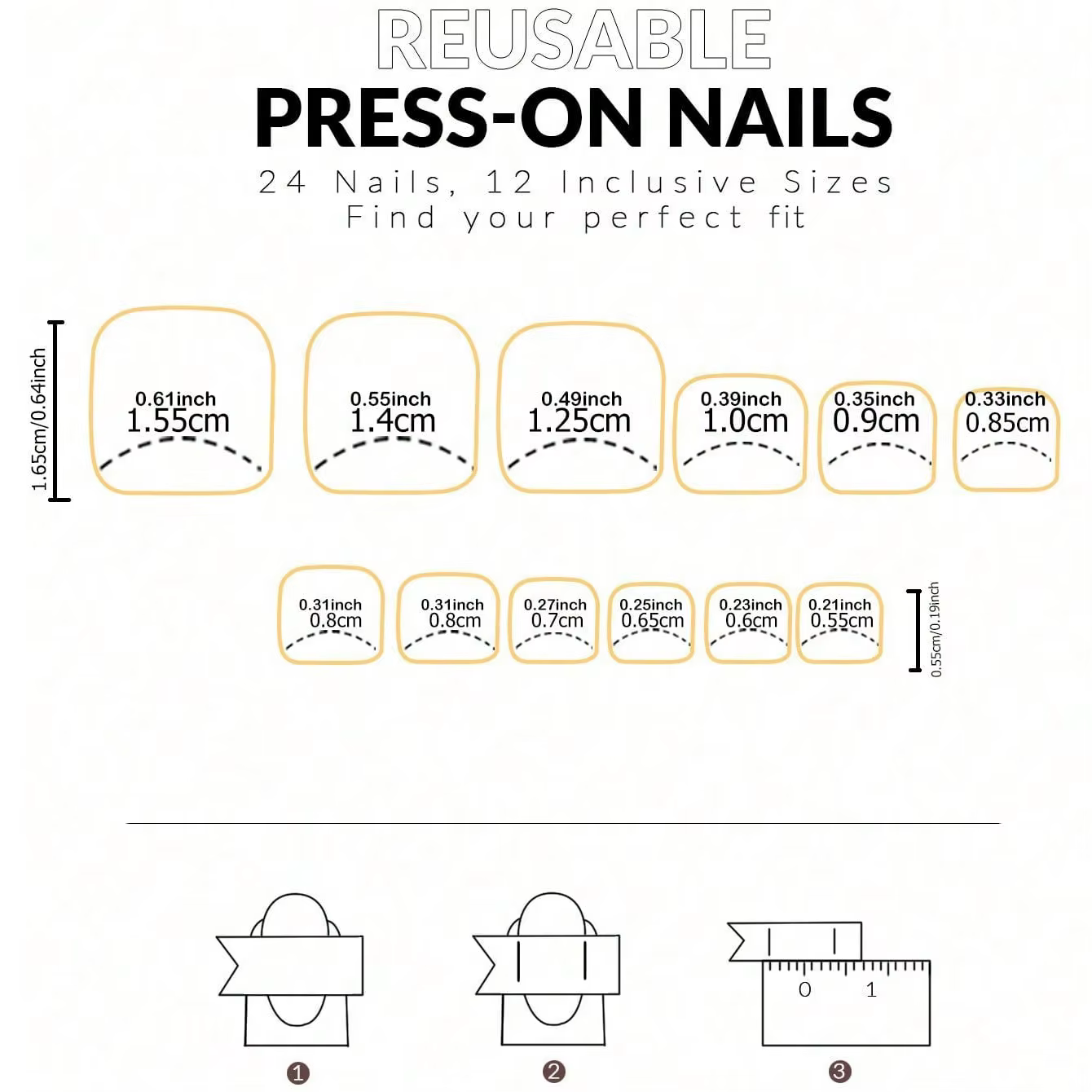 Faux ongles blancs courts et carrés pressés pour femmes, s'adapte parfaitement aux ongles, faux ongl