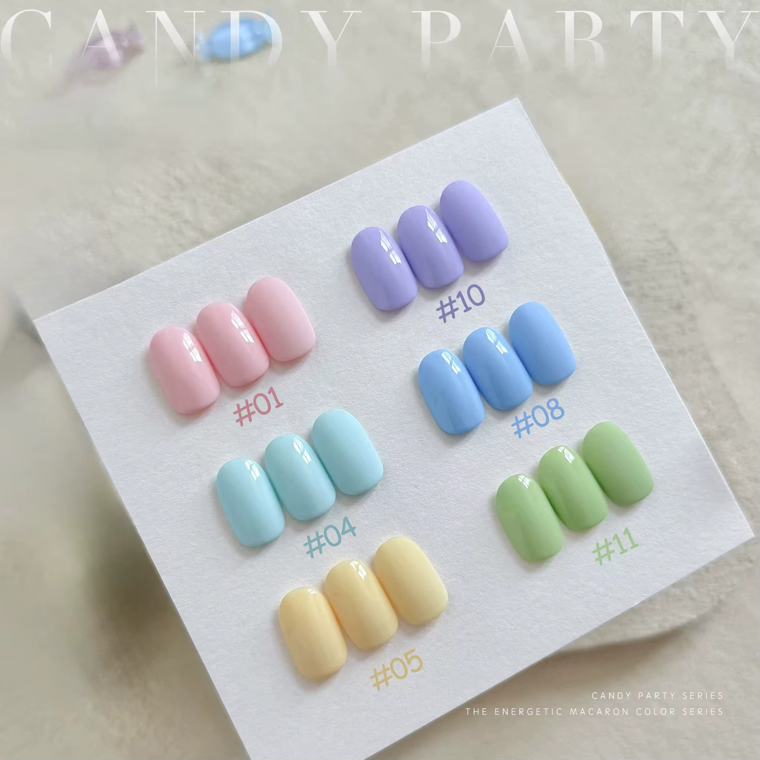 MIANEL 12ML Vernis à ongles gel nude bleu Candy Party 2026 Nouveau vert menthe Dopamine Macaron Coul