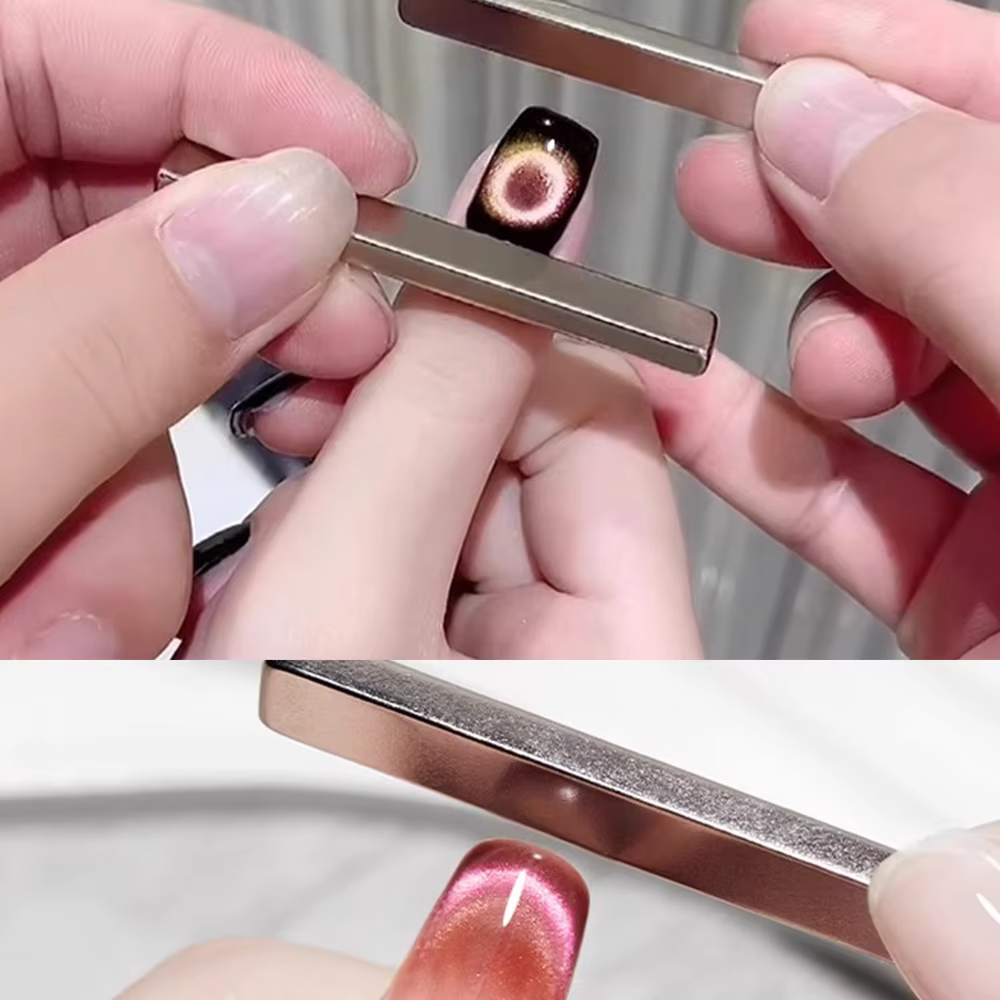 1/2 pièces Nail Art bâton magnétique 3D fort œil de chat bande magnétique ligne française bande mult