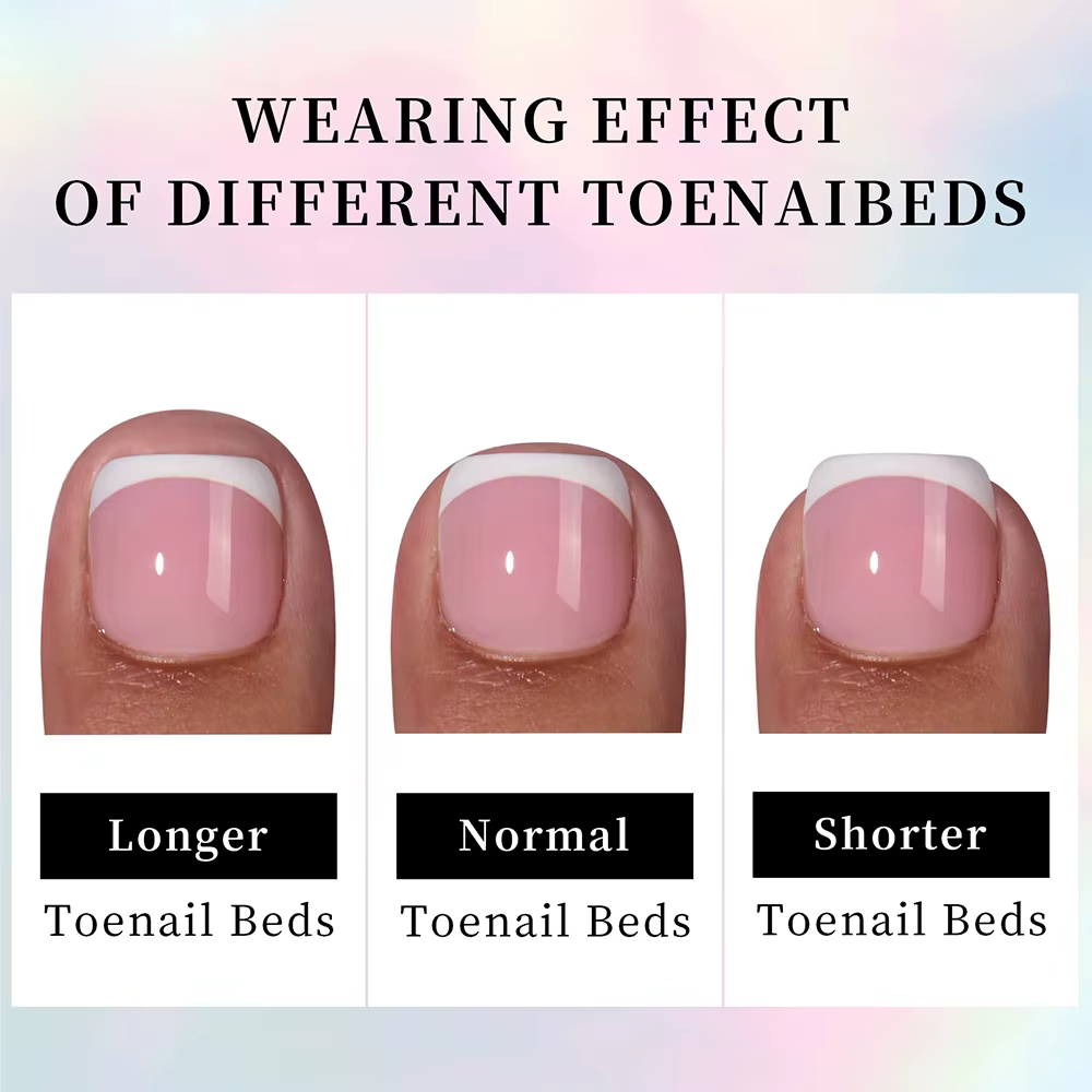Faux ongles français à pression rose/nu, 120 pièces, brillants, courts, carrés, couverture complète,