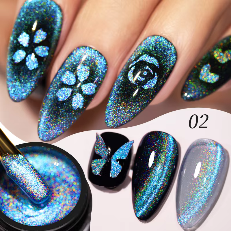 Vernis à ongles en gel AWStorG Chameleon Flake, couleur printemps, paillettes scintillantes, vernis 