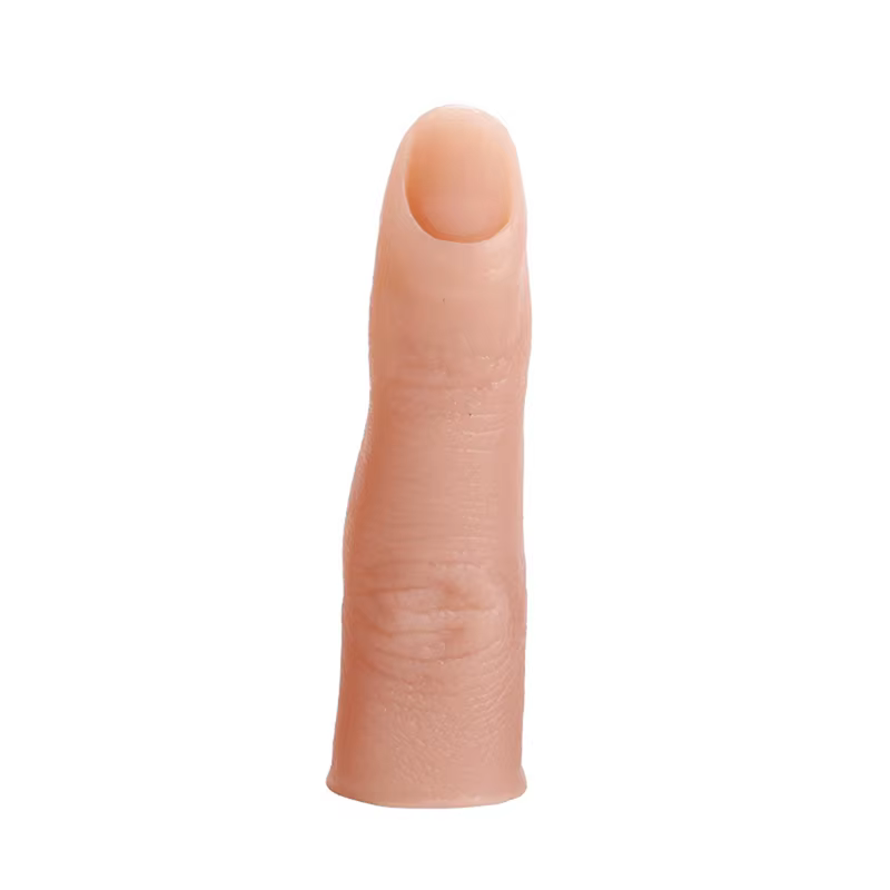 Outil de modèle de doigt d'entraînement en silicone pour ongles, fausse main pliable, accessoires de