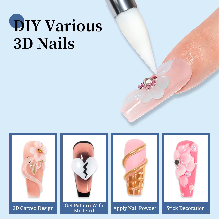 RSNAIL 5g solide sculpté Gel vernis à ongles antiadhésif main moulage Gel tremper UV/LED Nail Art cl