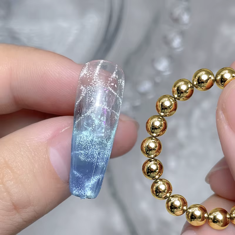 10 pièces/20 pièces ondulation de l'eau oeil de chat perles de Gel magnétique multifonctionnel Nail 