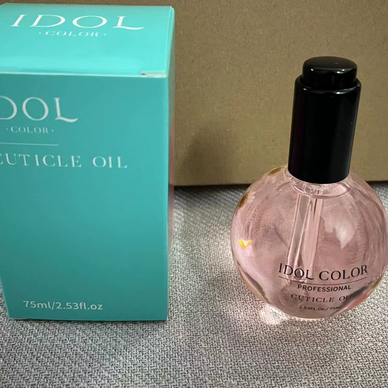 Huile pour cuticules IDOL COLOR, 2,56 FL Oz, répare et restaure les cuticules - Traitement spa biolo