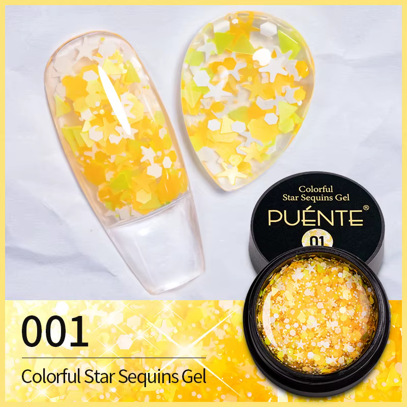 Vernis à ongles Gel à paillettes néon, 5ML, brillant d'été, Gel UV à tremper pour manucure, vernis S