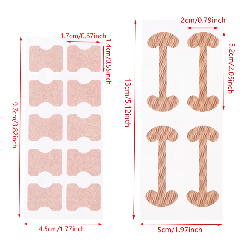 Ensemble d'autocollants correcteurs professionnels pour les ongles des pieds, outils de pédicure, so