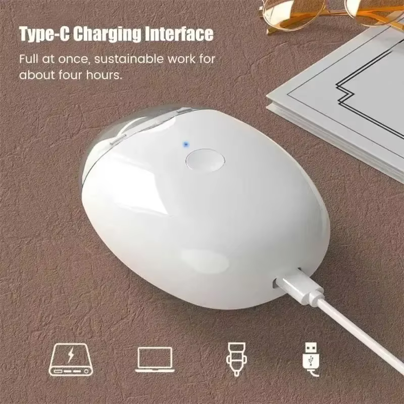 Mini coupe-ongles électrique Portable 2 en 1, polisseuse avec lumière à faible bruit, outils de manu