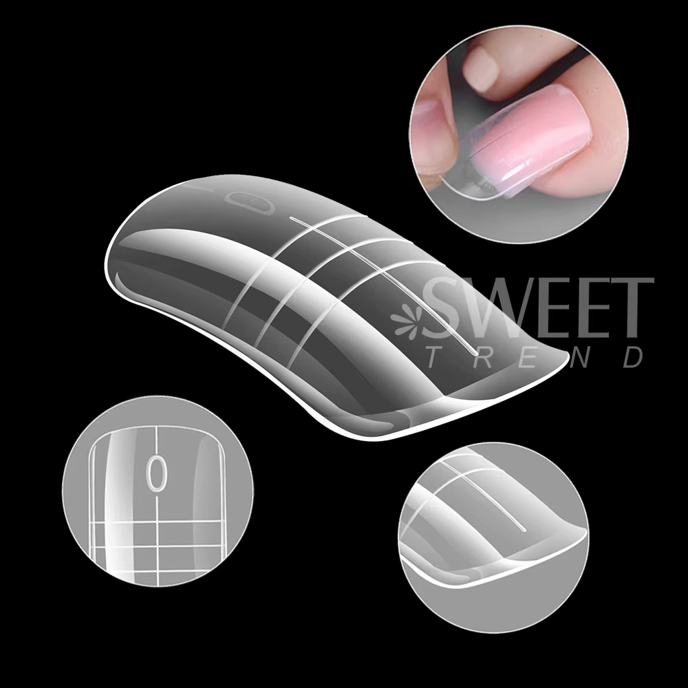 Ensemble de formes d'ongles à double système, Extension acrylique, faux ongles, formes supérieures p
