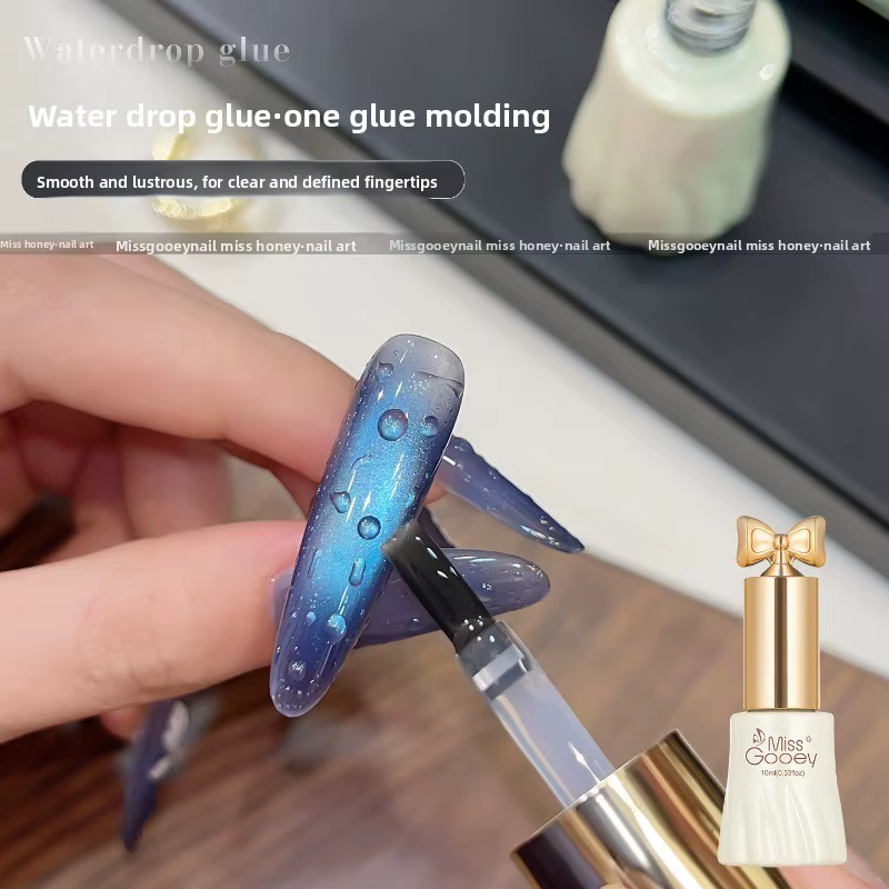 Nouveau Gel de Finition Transparent 10ML Effet Goutte d'Eau Printemps-Été 2026, Outil de Manucure Po