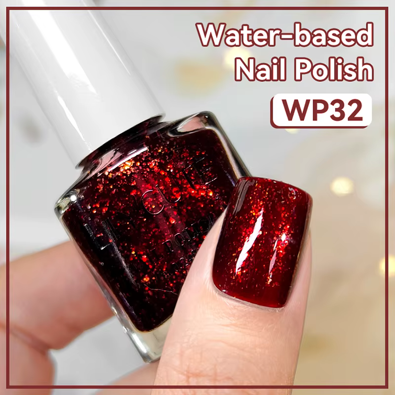 LILYCUTE 7ml vernis à ongles à base d'eau 40 couleurs longue durée séchage rapide pas besoin de lamp