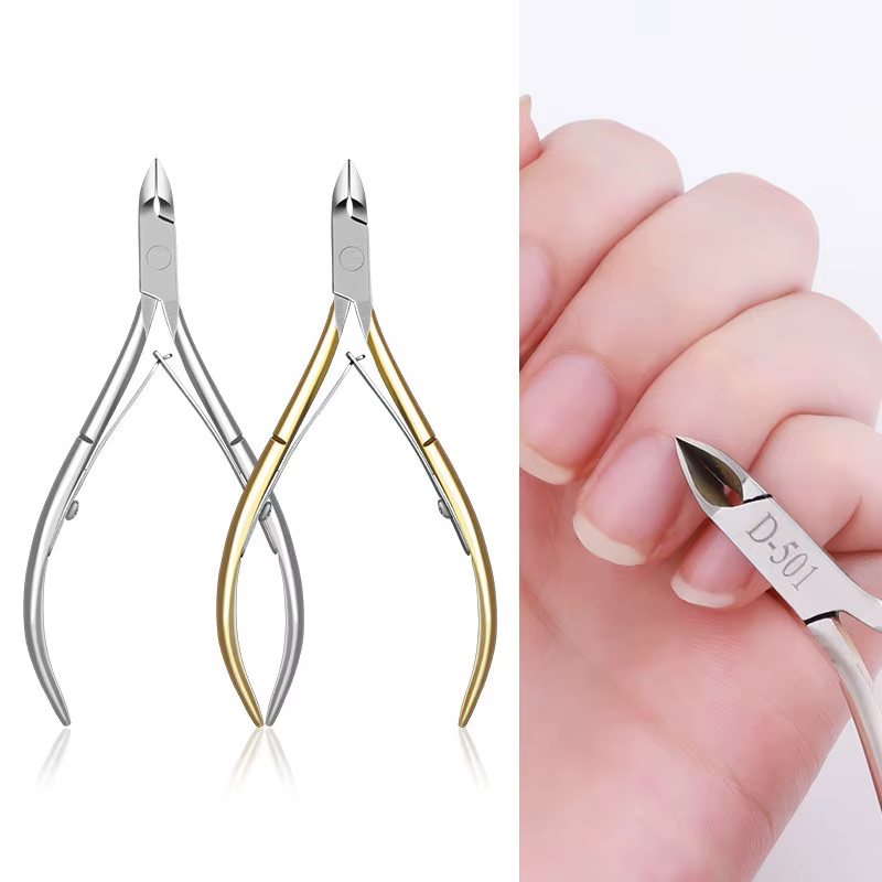 Coupe-cuticules professionnel, ciseaux de manucure, poussoir de pédicure, dissolvant de peau morte,
