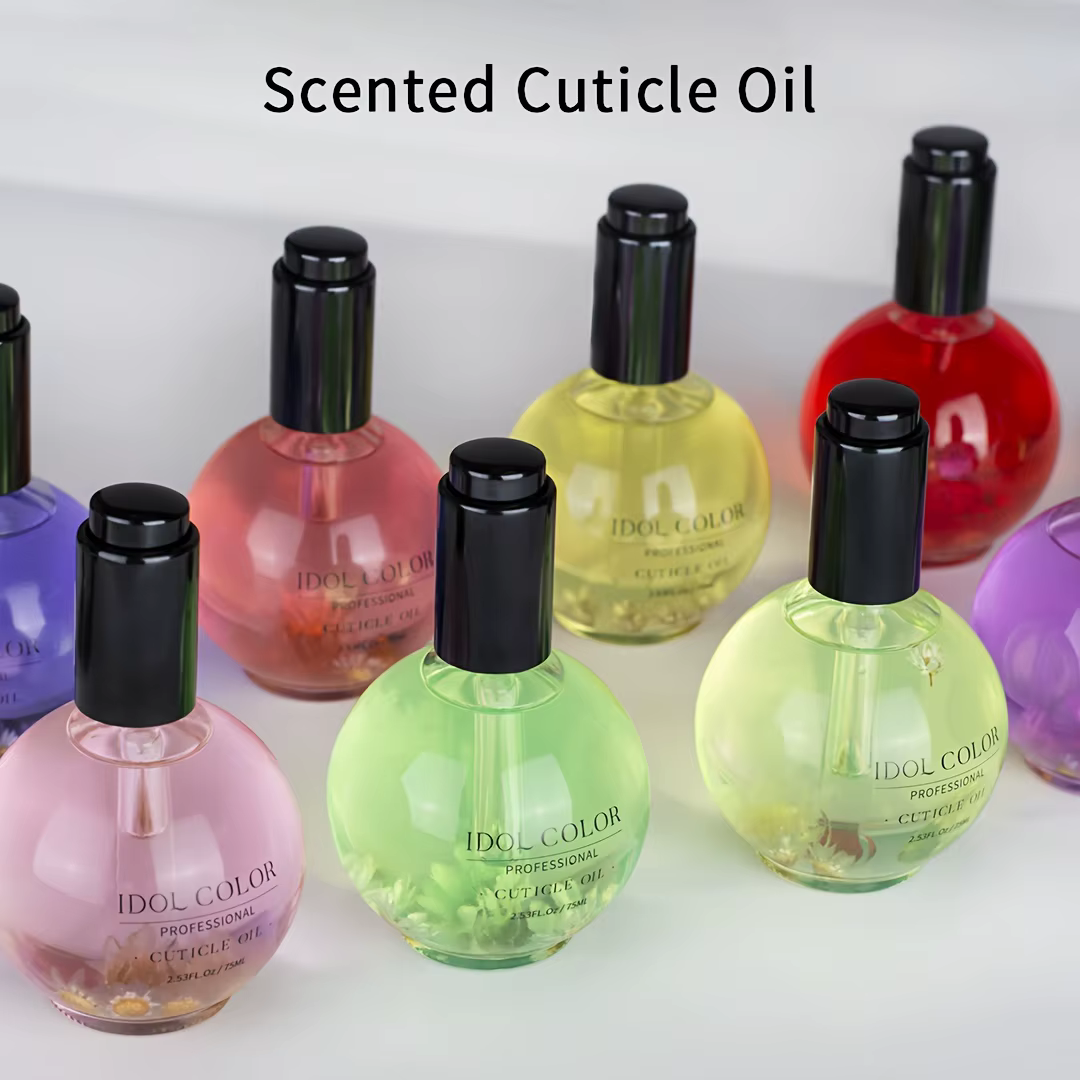 Huile pour cuticules IDOL COLOR, 2,56 FL Oz, répare et restaure les cuticules - Traitement spa biolo