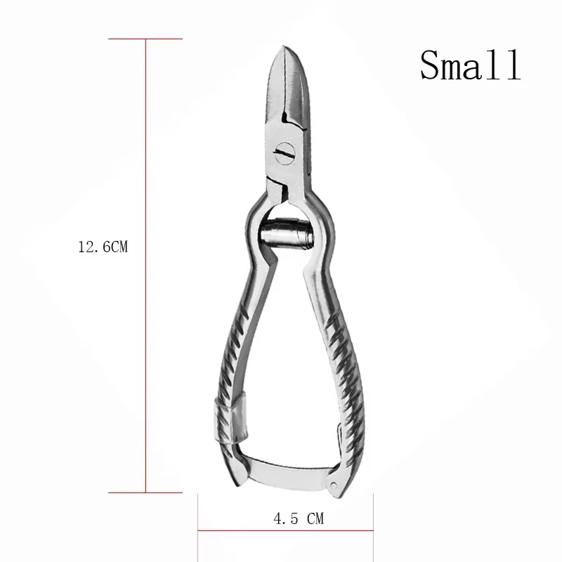 Pince à cuticules professionnelle pour manucure et pédicure, coupe-ongles, ciseaux à peaux mortes, o