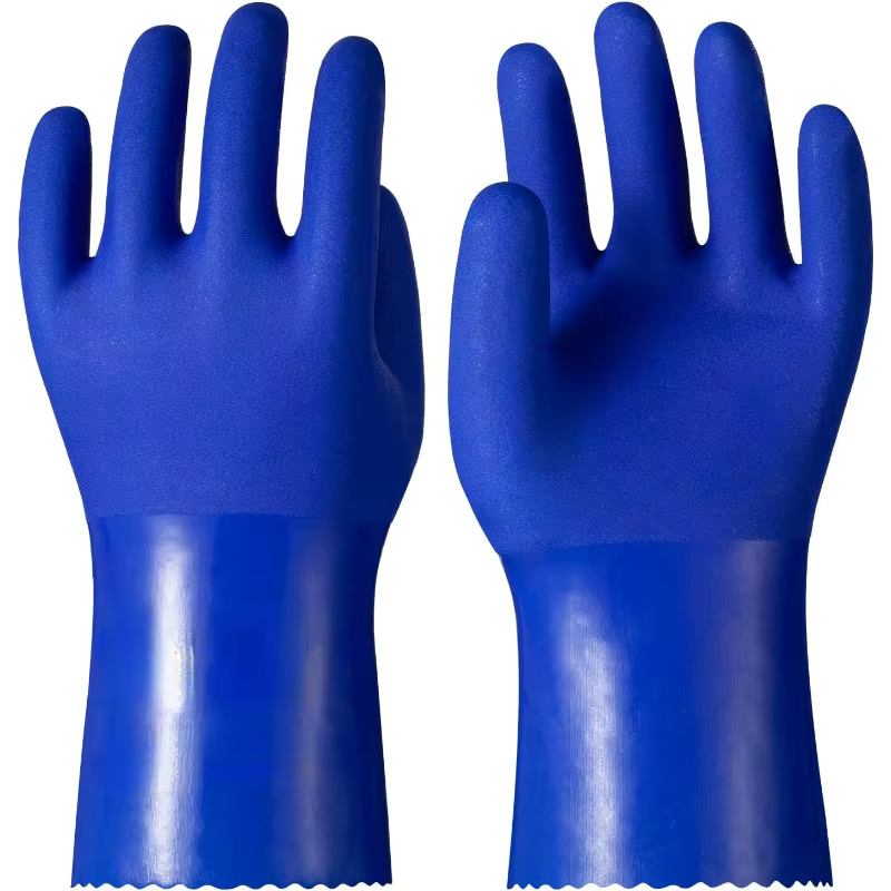 Gants industriels résistants aux produits chimiques, Protection épaisse, antidérapante, résistante à