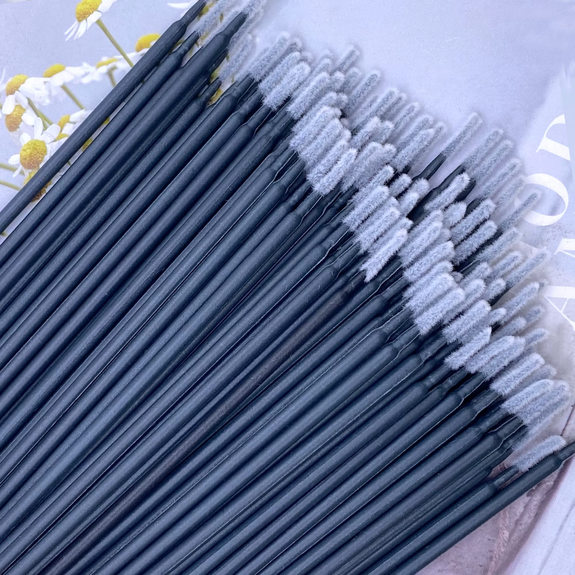 100/400 pièces Micro brosse jetable cils enlevant écouvillon Microbrosse Mascara baguettes applicate