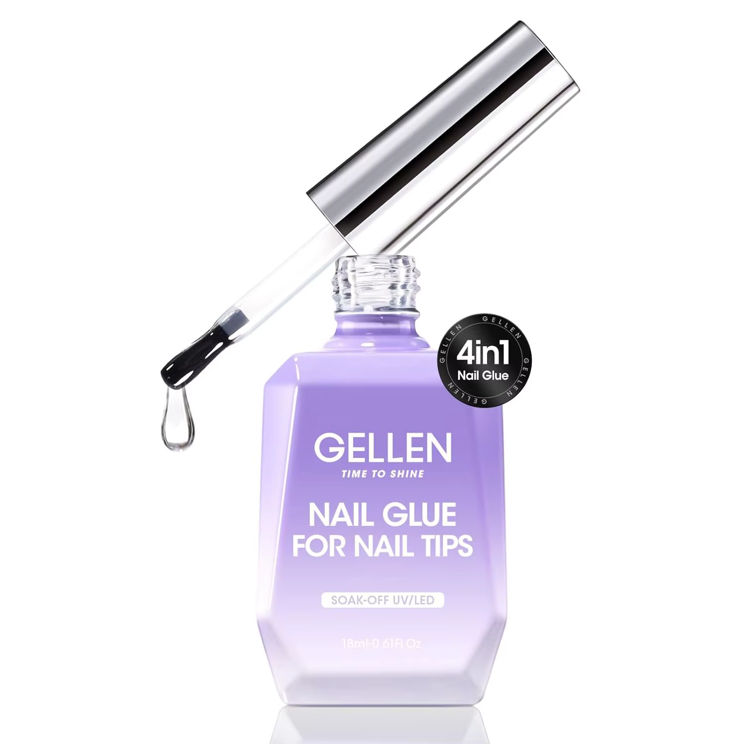 GELLEN 18ml Kit de préparation pour ongles en gel 4 en 1, déshydratant pour faux ongles en acrylique