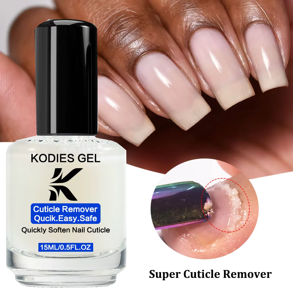 KODIES GEL dissolvant de cuticules instantané huile liquide adoucisseur de cuticules pour les ongles