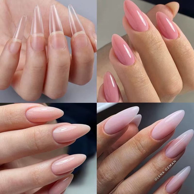 BORN PRETTY 30ml paillettes Gel acrylique Extension de doigt vernis à ongles argent rose Extension G