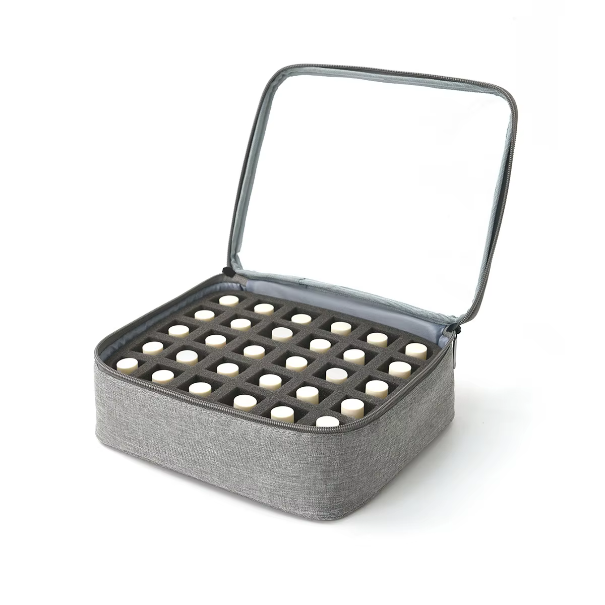 Sac de rangement pour vernis à ongles, 30 bouteilles, organisateur portable de grande capacité avec 