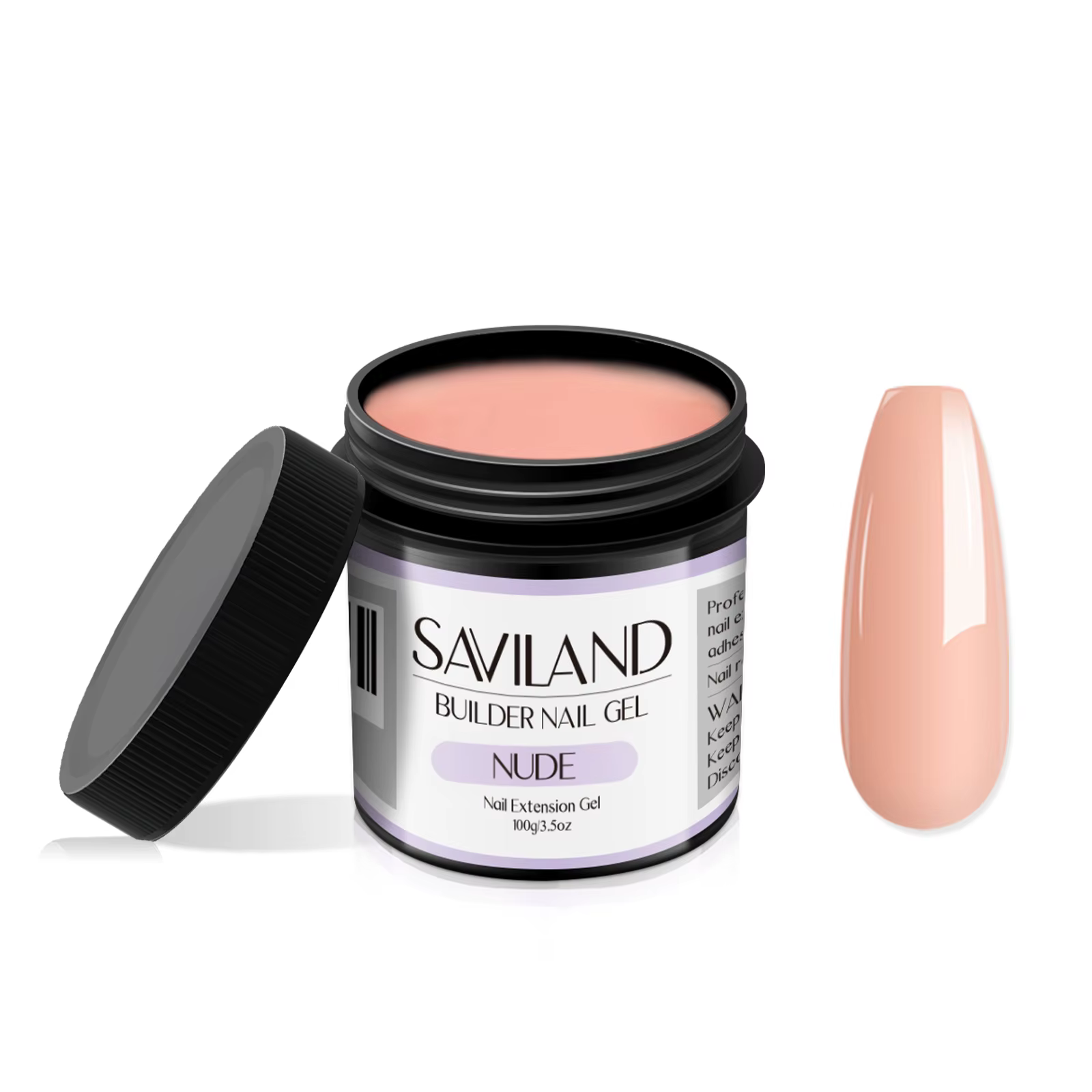 Saviland-Verhéritage à ongles en gel, 100g, blanc nude, rose, extension d'ongles, multifonctionnel, 