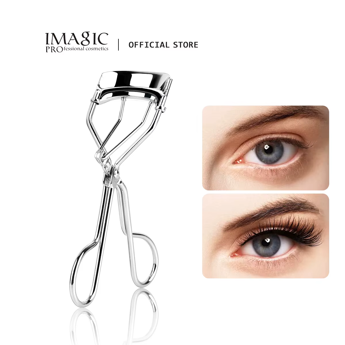 IMAGIC 1 pièces argent portable longue durée professionnel naturel Curling ne fait pas mal aux cils 