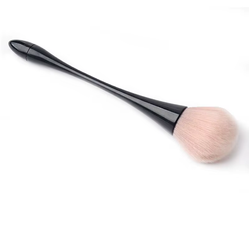 Pinceau professionnel à poudre dorée, 6 styles, pour nail art, grand outil cosmétique pour le visage