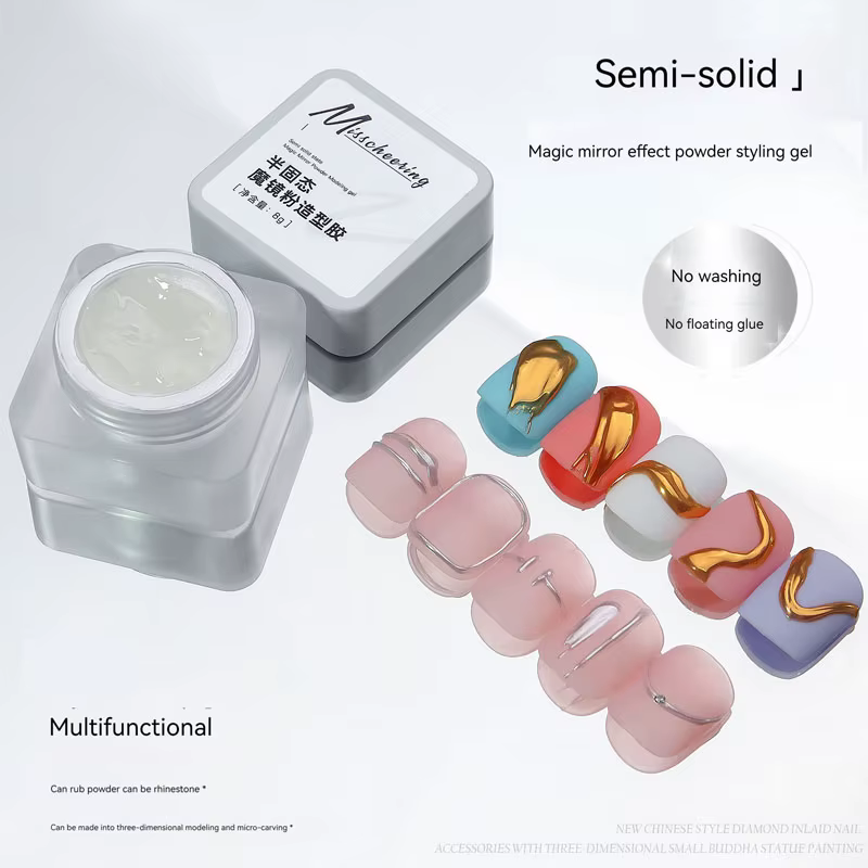 Magic Mirror-Gel de marijuana semi-solide, colle carapsurée, poussière de frottement, outils de gemm