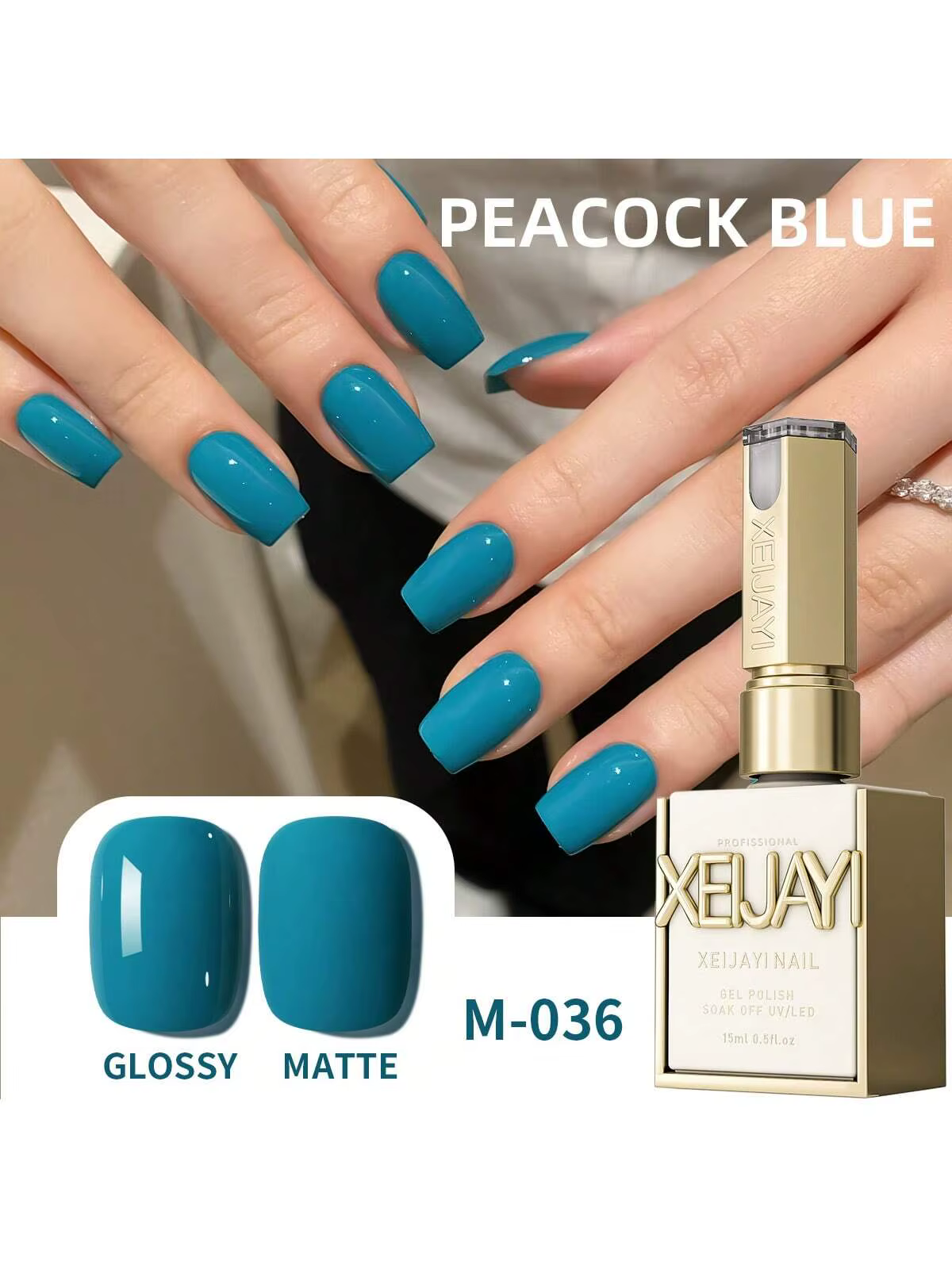 2025 Gel bleu paon japonais printemps-été - Vernis à ongles éclaircissant pour la peau, pour la mais