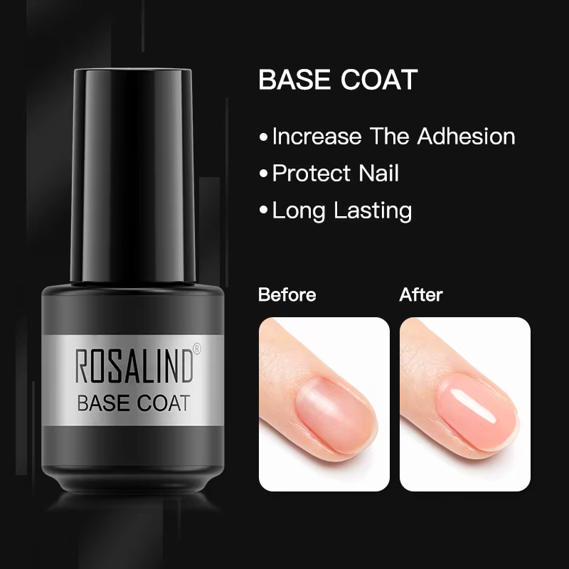 ROSALIND-Stylo de Verhéritage à Ongles en Gel UV, Base Semi-Continue, Couche de Finition, Néon Hybri