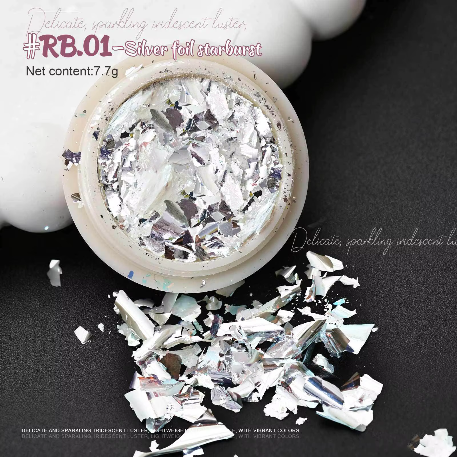 2025 Nail Art décoration Super paillettes paillettes holographique aurores boréales fantaisie Nail A