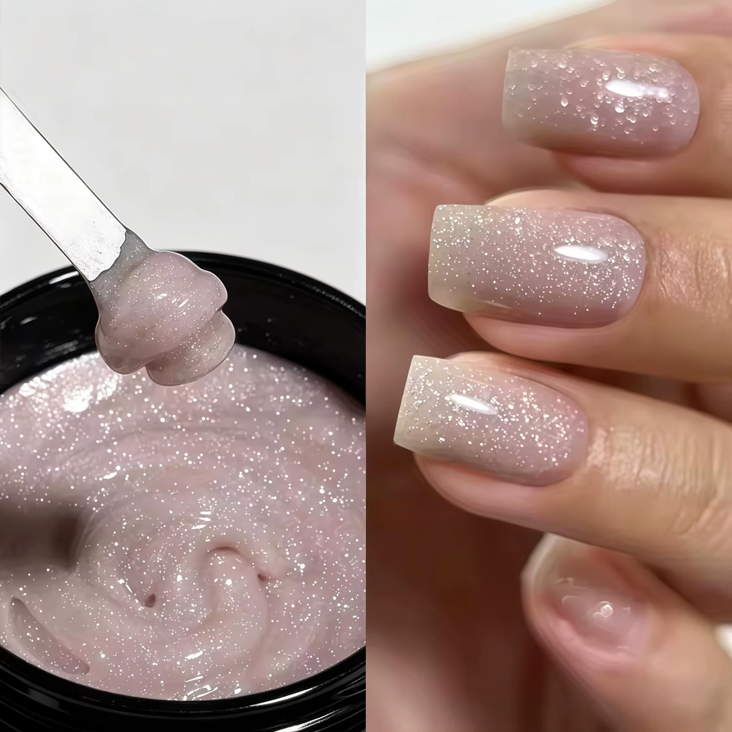 Gel de construction pour ongles HL 20g, sans TPO, auto-nivelant, pour extension d'ongles, teinte ros