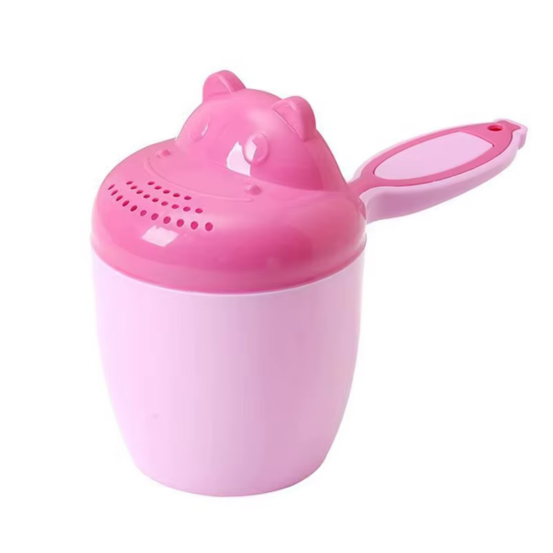 Tasse de rinçage pour bébé, gobelet de douche pour shampoing, cuillère de bain, bouteille d'arrosage