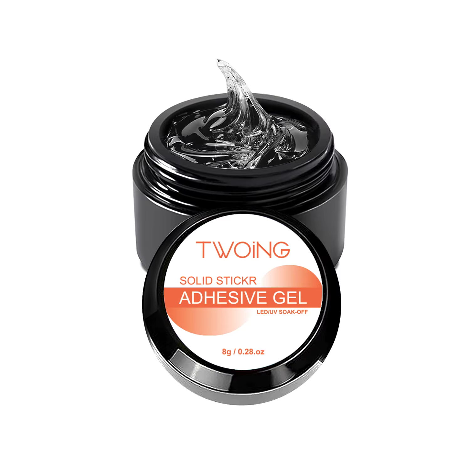 Gel de colle à ongles solide pour ongles à pression, faux ongles, ongles en acrylique, Gel solide à