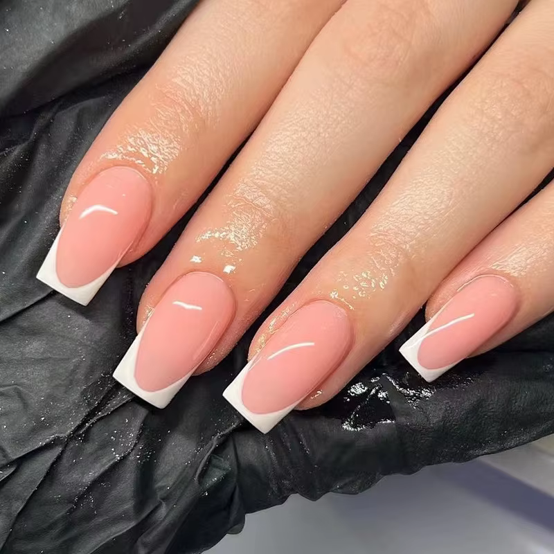 24 pièces longs Stiletto faux ongles épicés filles charme manucure rose presse sur ongles couverture