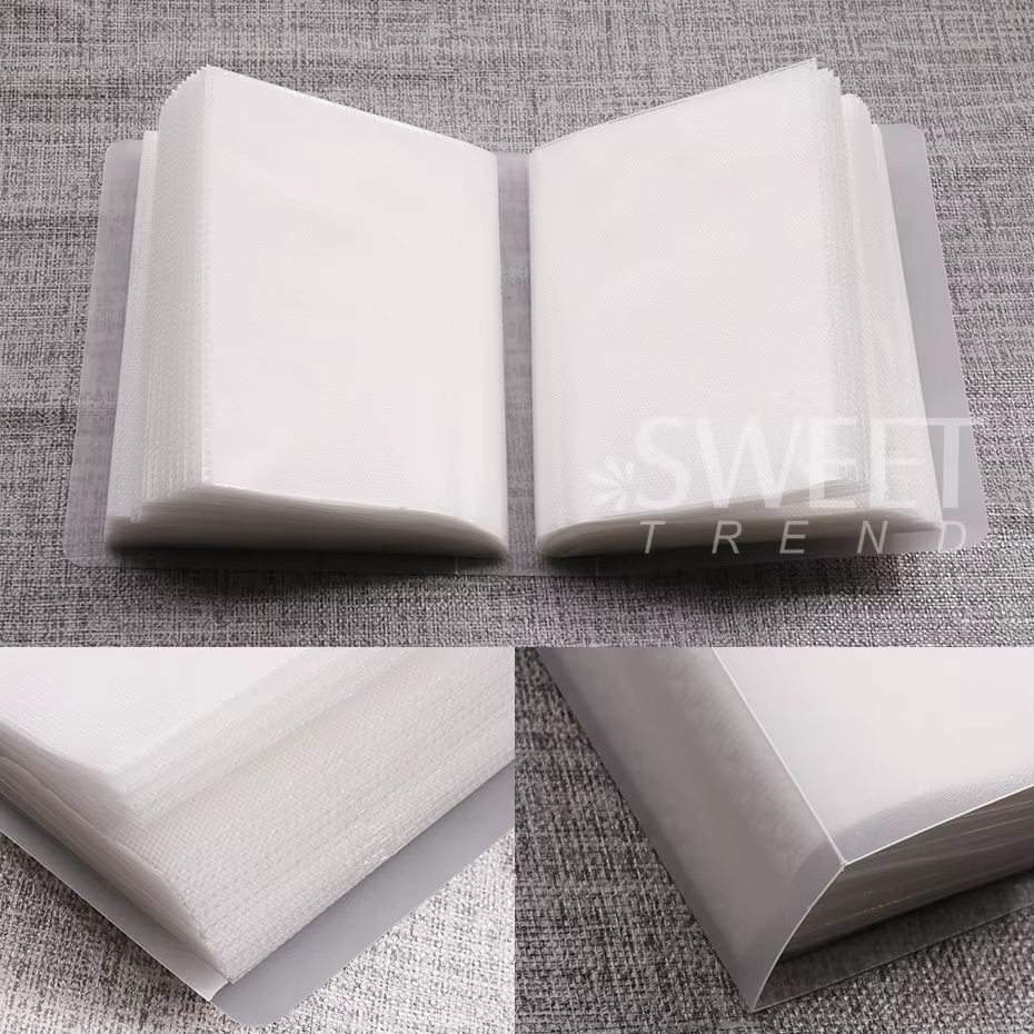 Livre de rangement d'autocollants pour ongles, 100 fentes, livre de Collection vide, support organis