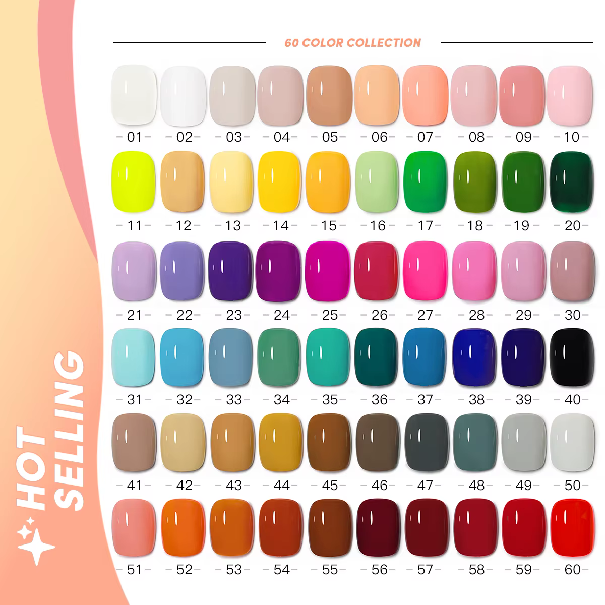 Mxsi couleur 15ml Gel à ongles fournitures professionnelles pas définir Soak Off UV vernis Gel longu