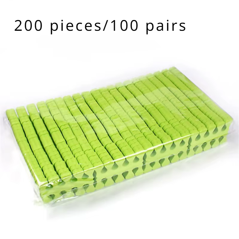 Séparateurs d'orteils pour Nail Art, 100 à 200 pièces/paquet, éponge pour pieds, vernis Gel UV doux,