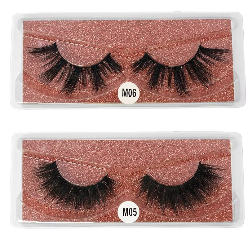 Cils de vison en gros 20 pièces cils de vison 3d faux cils naturels faux cils maquillage faux cils e