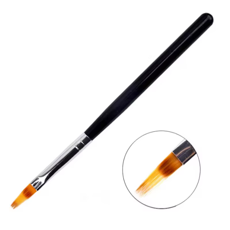 1 pinceau pour nail art, design dentelle ombré, stylo dégradé pour ongles en acrylique, peinture gel
