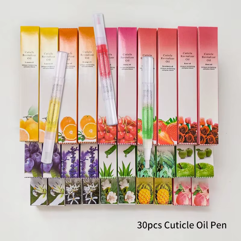 30 pièces huile pour cuticules soin des ongles huile nutritionnelle stylo réparation des ongles main